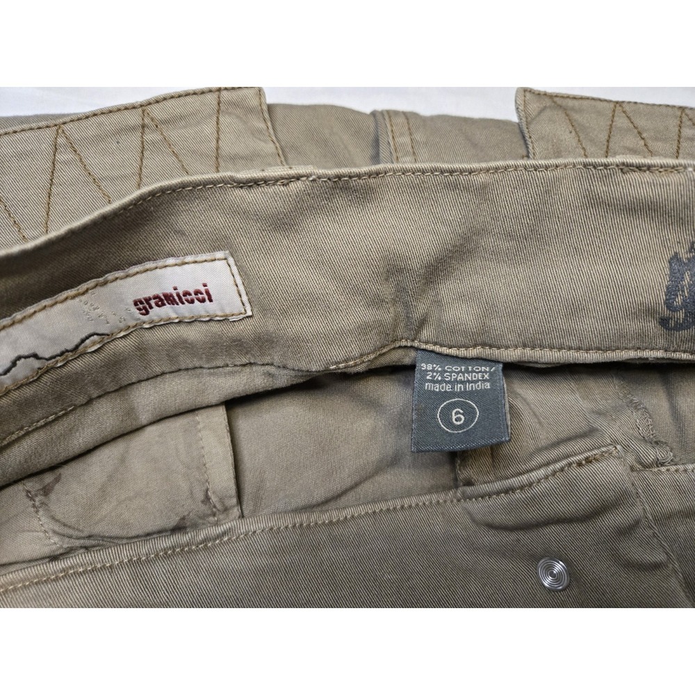 Gramicci Skirt NWT Womens Size 6 Khaki Cargo Side Pocket Utility Sporty Stretch‎ - Picture 5 of 8